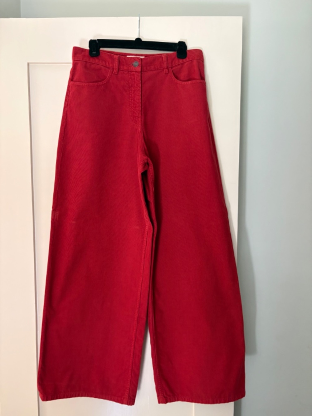 The Row Red Corduroy Jeans - Picture 2 of 9